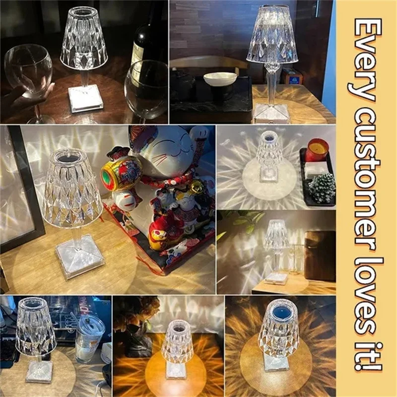 Miniatura 2 de Lampara Cristal RBG - Control 16 colores